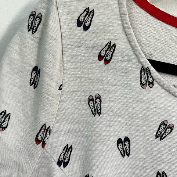 Boden Phoebe Novelty Shoe Print Dress Long Length - Picture 7 of 14